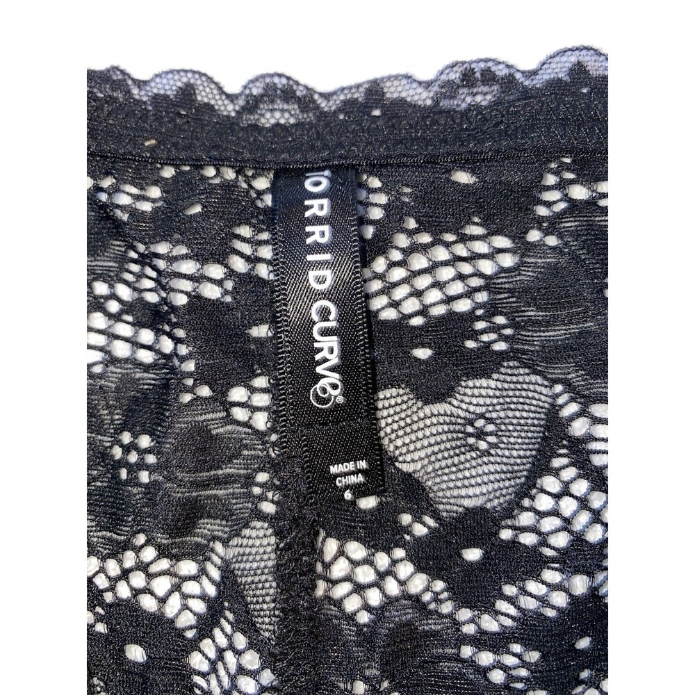 Torrid Curve Black Floral Lace Camisole Lingerie  - Plus Size 6 (6X) - Picture 3 of 7